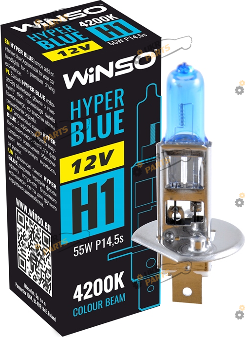 Галогеновая лампа Winso Hyper Blue H1 1 шт (712140)