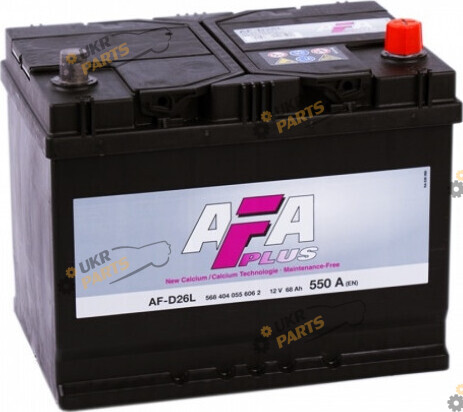 Автомобильный аккумулятор AFA R+ 550 A 68 Ач (568 404 055)
