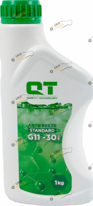 Антифриз QTech STANDARD -30 G11 G11 зелёный 1 л (QT532301)