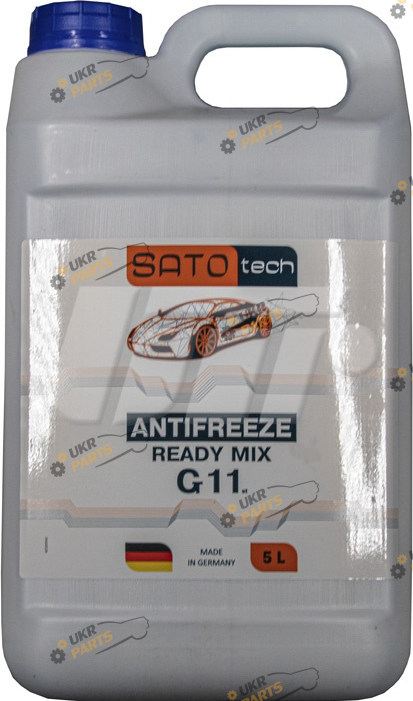 Антифриз Sato Tech -35С G11 синий 5 л (G1105BRM)