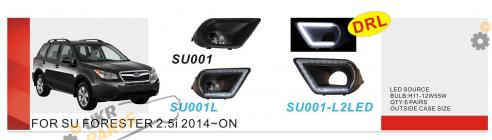 Фара противотуманная DLAA 55 Вт Subaru Forester 2.5i 2013-16 (SU-001)