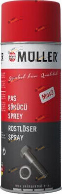 Растворитель ржавчины для кузова Muller RUST REMOVER SPRAY 0.2 л