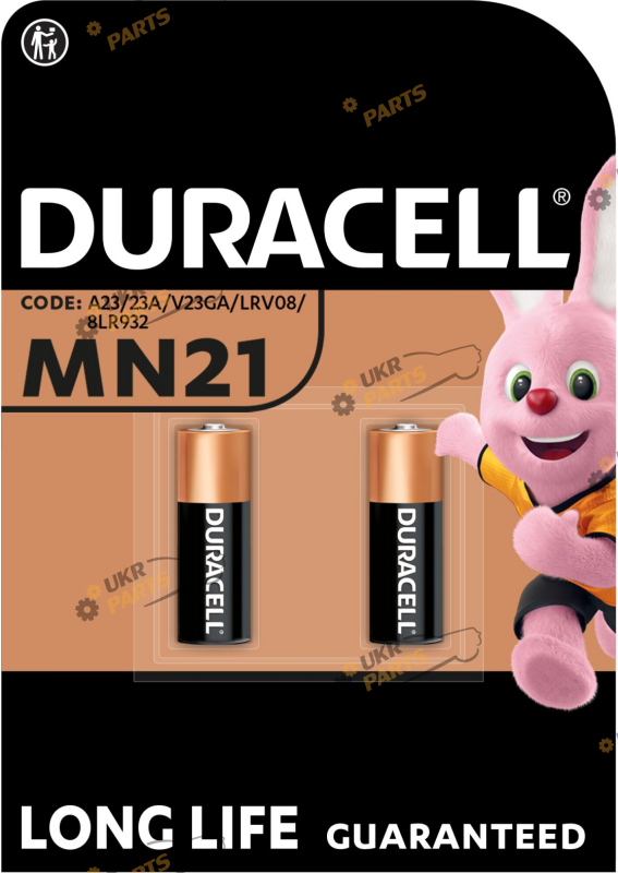 Батарейка Duracell MN21 A23 2 шт. (MN21 (A23)  2шт)