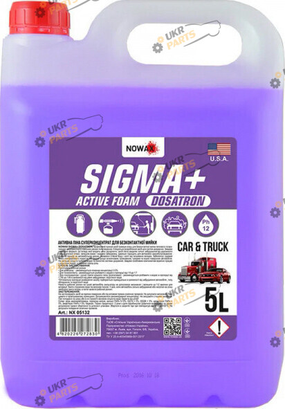 Пена для мойки NOWAX SIGMA+ 5 л (NX05132)