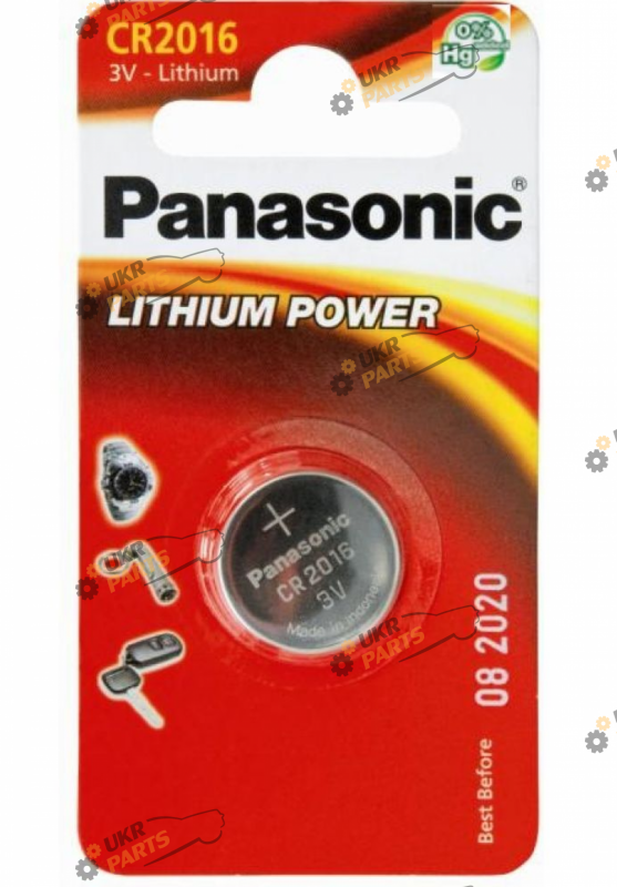 Батарейка Panasonic Lithium CR2016 1 шт. (CR-2016EL)