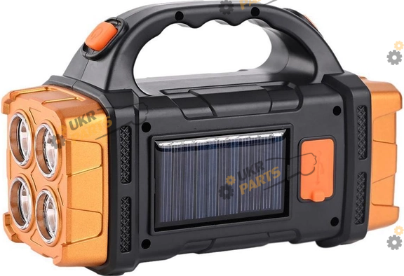 Фонарь-прожектор Panther 40 LED + COB, с солнечной панелью (PT-8267)