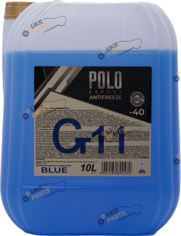 Антифриз Polo Expert СТ11 G11 синий 10 л (10892)