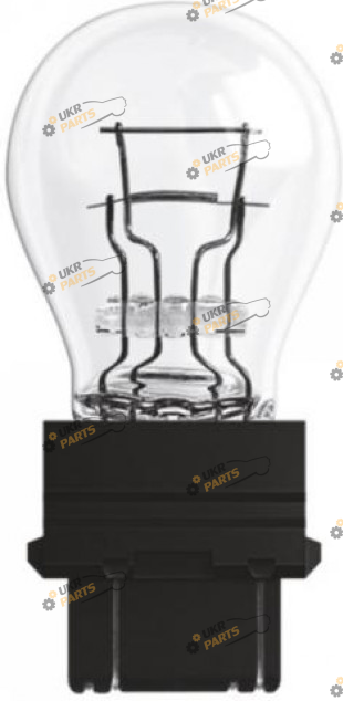 Лампочка габарита Brevia P27/7W (3157) 12V 27/7W W2.5x16q blister 2шт. (10/250 шт.) (12339B2)