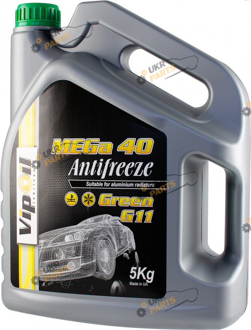 Антифриз Vipoil MEGA 40 G11 зелёный 5 л (701430)