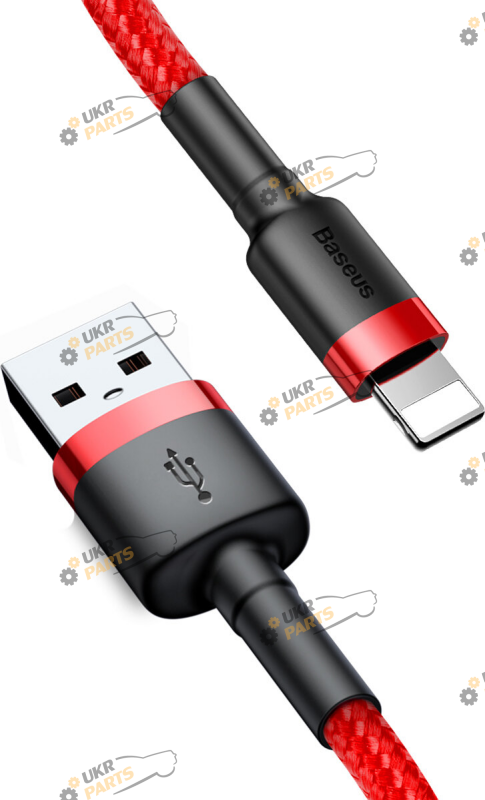 Кабель Baseus Cafule Cable Red+Red USB/Lighning 2.4 А (CALKLF-B09)
