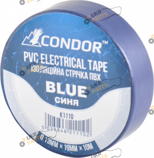 Изолента Condor синяя 10 м / 19 мм (K1110)