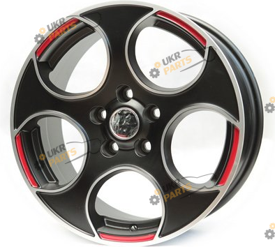 Литой диск Replica R5197 (matt black red lip) R16 (1001466053)