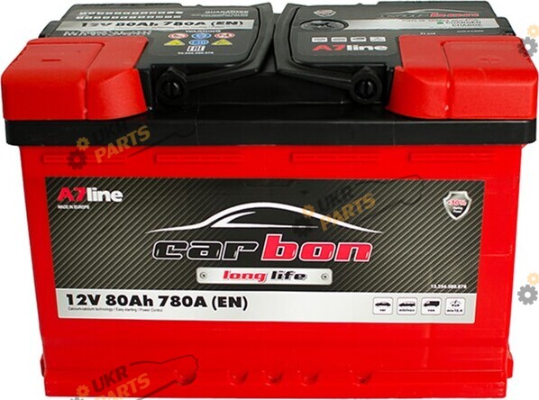Автомобильный аккумулятор Carbon (0) Euro 80 Ач (CRB80-00)