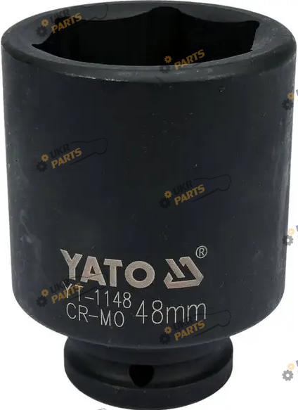 Головка ударная удлиненная Yato квадрат 3/4