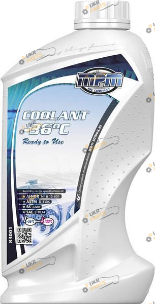 Антифриз MPM Oil G11 синий 1 л (83001)