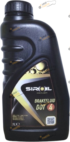 Тормозная жидкость SIROIL DOT 4 BRAKE FLUID ESP 1 л (СТ-00147889)