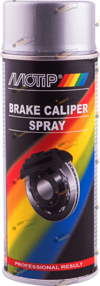 Краска для тормозных суппортов Motip Brake Caliper Spray серебристая 400 мл (04096)