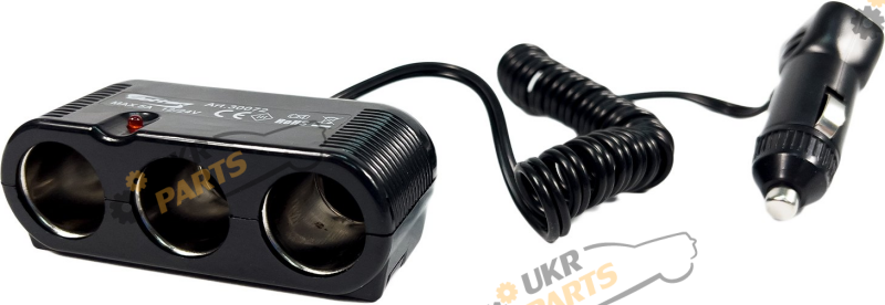 Разветвитель прикуривателя Bottari 3 в 1 12V/24V 