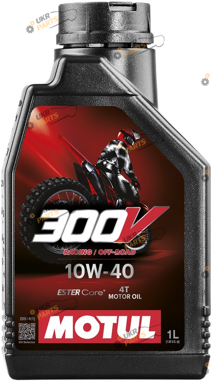 Моторное масло Motul 300V 4T Factory Line Off Road 10W-40 1 л (847611 / 112558)