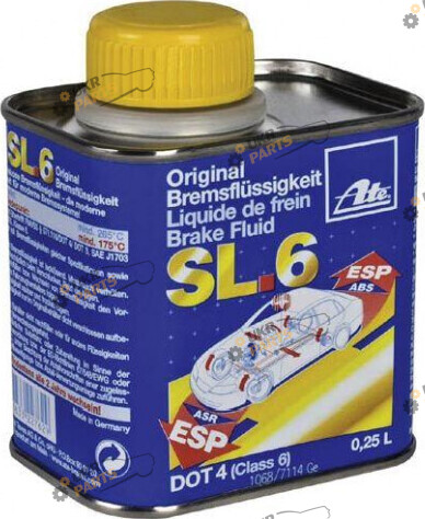 Тормозная жидкость Ate DOT 4 Brake Fluid SL.6 0.25 л (03.9901-6408.2)