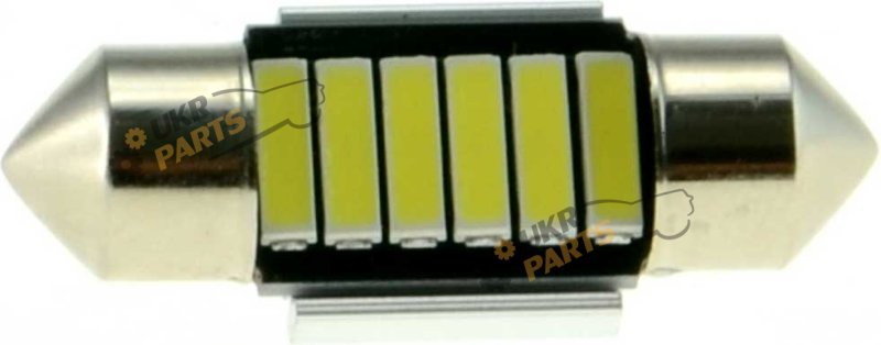 LED лампа Cyclone C5W CAN 7020-6 31 мм T11 (T11-026(31) CAN 7020-6 12)