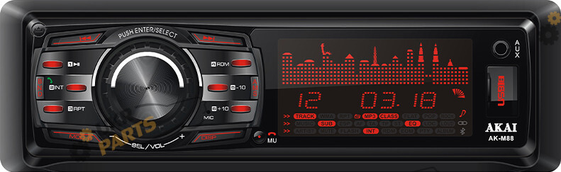 Бездисковая автомагнитола Akai AK-M88 (52868)