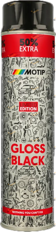 Аэрозольная краска Motip Special Edition черный глянцевый 600 мл (604005)