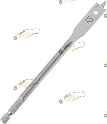 Сверло перьевое по дереву Intertool HEX 12 мм (SW-0012)