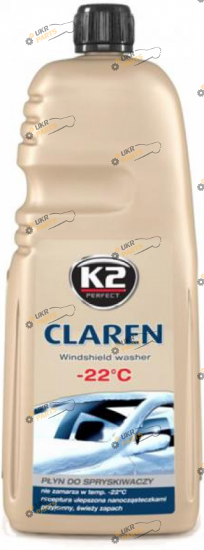 Жидкость омывателя готовая зимняя K2 CLAREN WINDSHIELD WASHER -22 °C 1 л (K621)