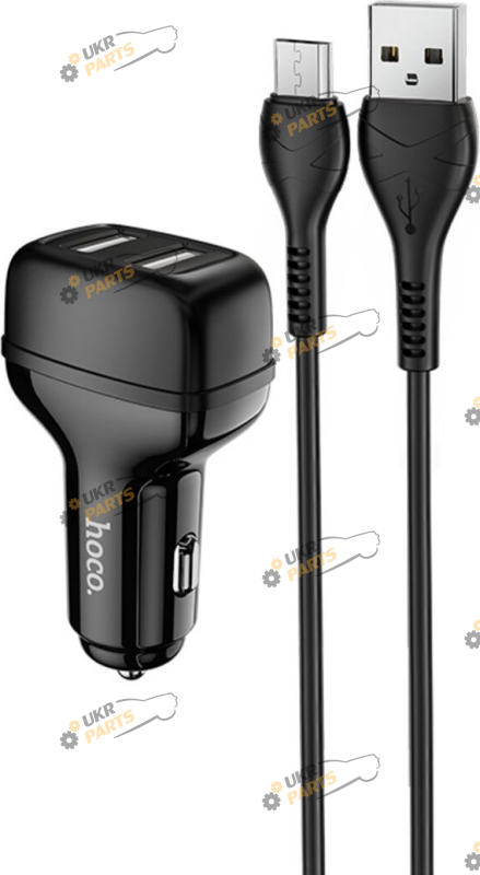 Зарядное устройство Hoco Z36 Leader з кабелем micro USB 2.4 А (6931474727756)