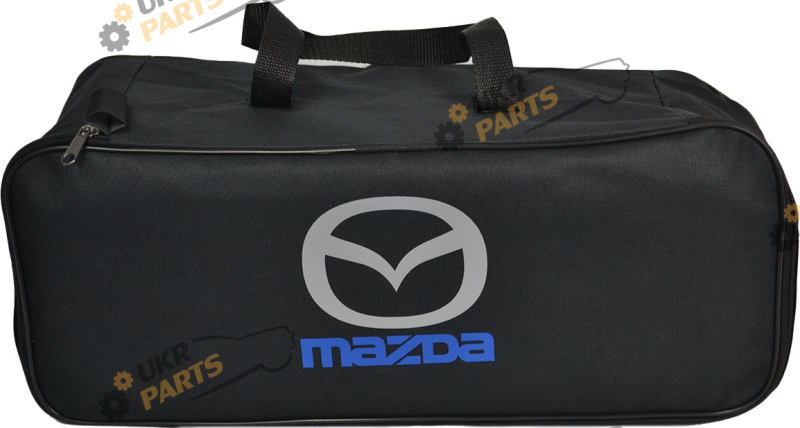 Сумка органайзер Poputchik Mazda чорна 1 відділ розмір 45,5 х 18 х 18,5 см 16 л (03-119-1Д)