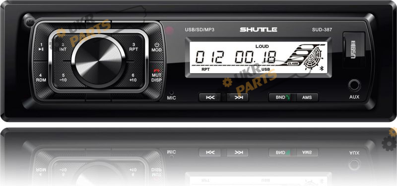 Бездисковая автомагнитола Shuttle SUD-387 Black/White (SUD-387 Black/White)