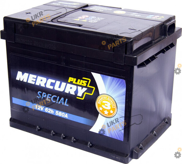 Автомобильный аккумулятор Mercury Special Plus 62 Ач (P47289)