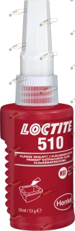Герметик фланцевых соединений на полиуретановой основе Loctite 510 50 мл красный (LOC51050ML)