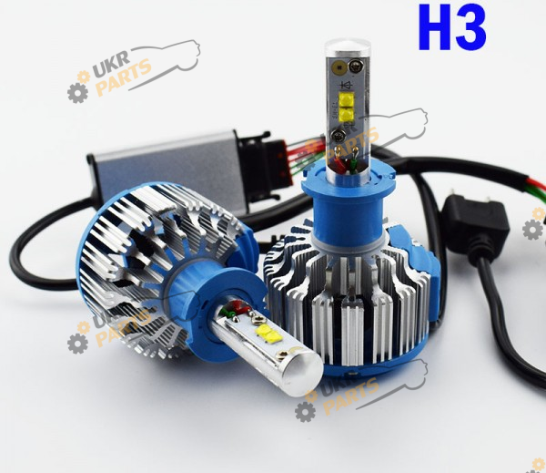 LED лампа TurboLed H3 6000K 50W 12/24v CanBus с активным охлаждением H3 50 Вт (00-00003609)