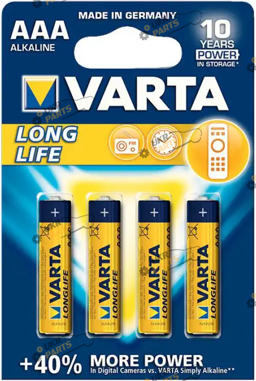 Батарейка Varta Longlife Extra ААA 4 шт. (4103101414)