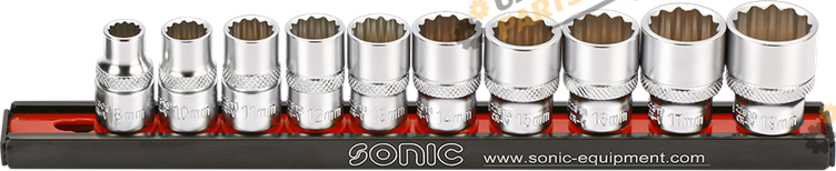 Набор торцевых головок Sonic квадрат 3/8