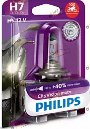 Галогеновая лампа Philips CityVision Moto H7 1 шт (12972CTVBW)