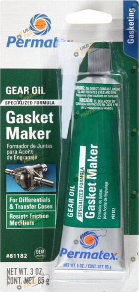 Формирователь прокладок на силиконовой основе Versachem GEAR OIL RTV GASKET MAKER 85 мл черный (81182)