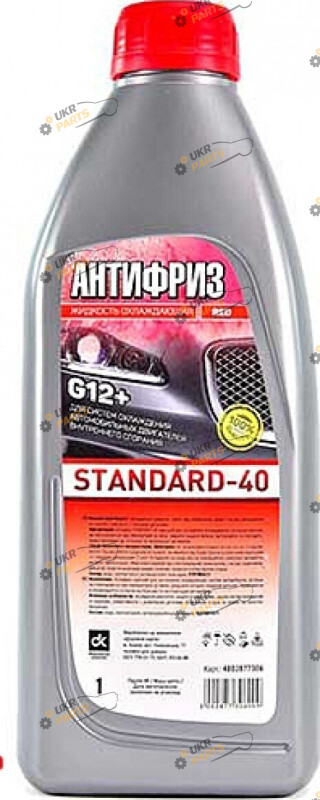 Антифриз Дорожная карта STANDART-40 LONG LIFE G12+ красный 1 л (4802877306)