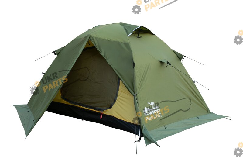 Экспедиционная палатка Tramp Peak 2 (V2) Зеленый (TRT-025-green)