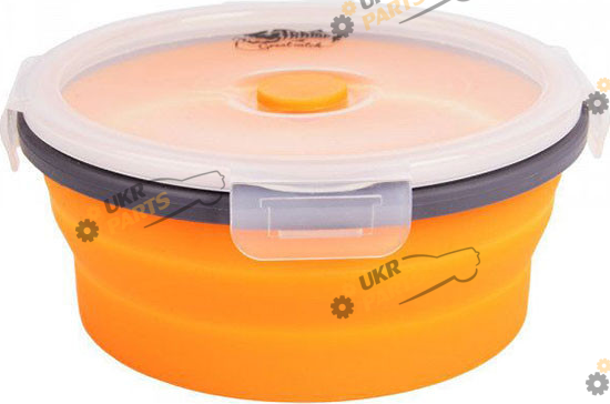 Контейнер Tramp 0,55 л складаний силіконовий з кришкою защіпкою (UTRC-088-orange)