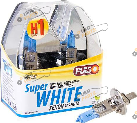 Галогеновая лампа Pulso Super White H1 2 шт (LP-12551)