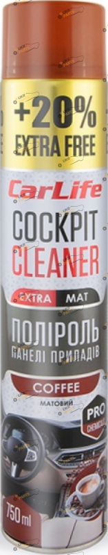 Очиститель торпеды Carlife Cockpit Cleaner EXTRA MAT 0.75 л (CF776)