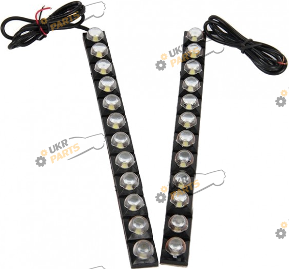 Дневные ходовые огни Китай DRL-DIY-2-12 24V 12 диодов гибкий корпус (11003725)