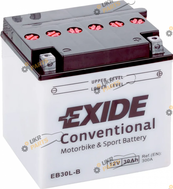 Мотоциклетный аккумулятор Exide 30 Ач (EB30L-B)