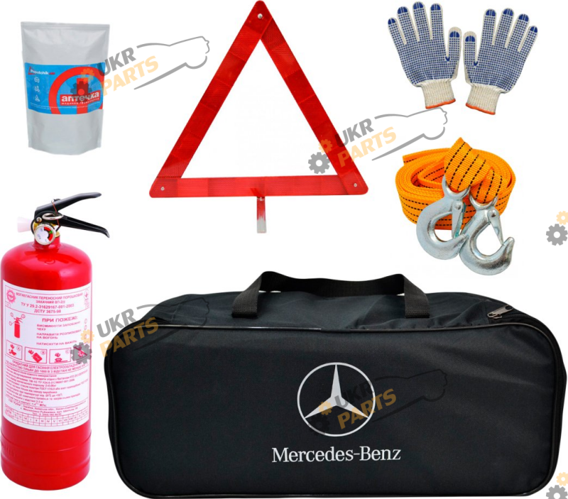 Набор автомобилиста Poputchik Базовий, Mercedes-Benz, чорна сумка 1 відділ (01-164-IS)