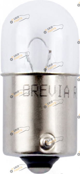Лампочка габарита Brevia R10W 12V 10W BA15s CP HALOGEN (12306C)