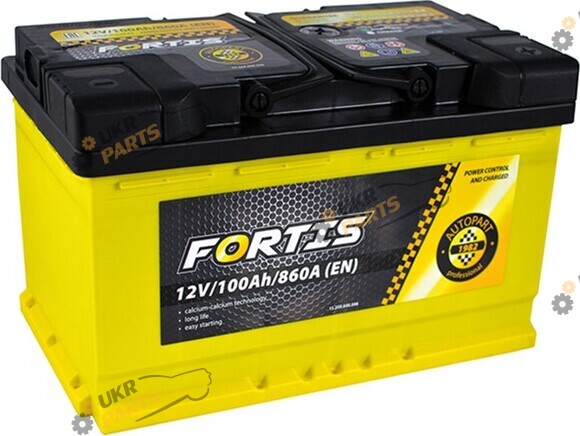Автомобильный аккумулятор Fortis (0) Euro_L4 короткий 100 Ач (FRT100-L4-00)