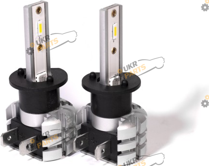 LED лампа HeadLight M5 H1 12-24V 40W P14,5s chip 3570 6500K H1 40 Вт (37006101)